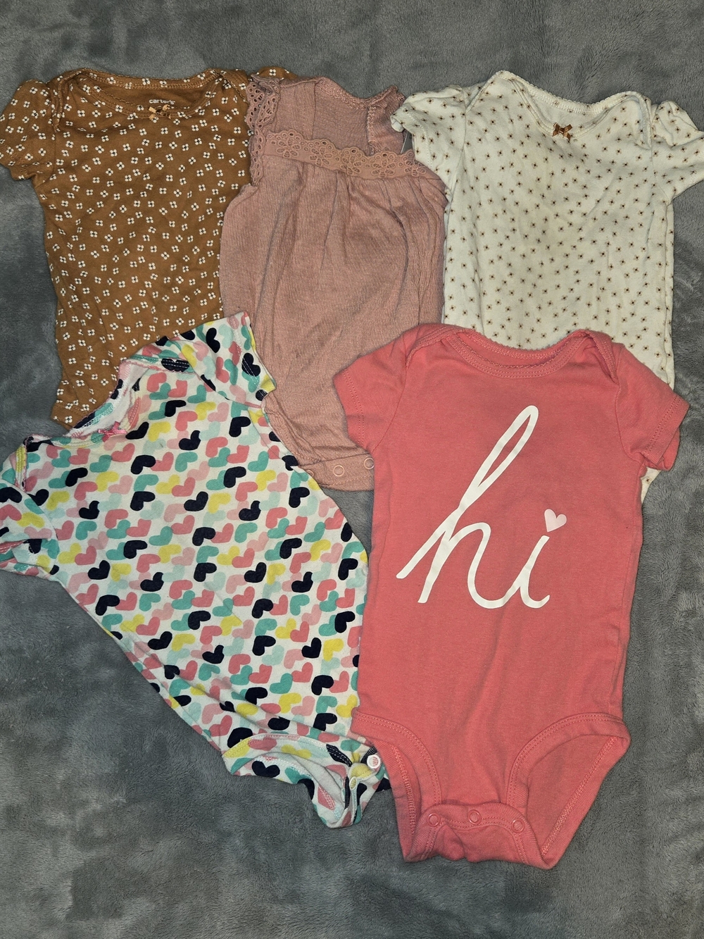 Girls Onesies, Sleepers, Pants, And Short LOT SZ 6M & 6-9M